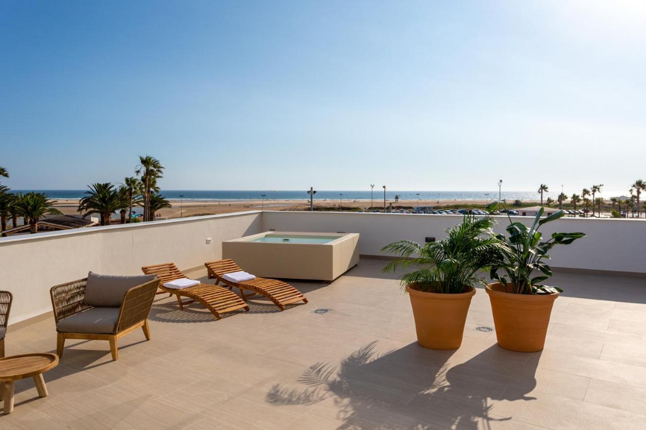 Hotel Apartamentos Hamus Conil De La Frontera Exterior foto